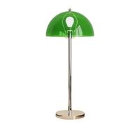 QYYZTQY Table Lamp Chrome Desk Light Dome Acrylic Bedside End Table Lamps, Desktop Nightstand Lamp Accent Lamp for Bedroom Living Room Study Room Office Desk Lighting