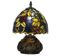 QYYZTQY Table Lamp Nostalgic Style of European and American Colorful Glass Table Lamps for Restaurant Bar Bedroom Bedside Lamp Led Lighting Warm as Ever