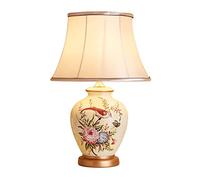QYYZTQY Table Lamp Transitional Cottage for Bedroom Living Room Office College Dorm Coffee Table Bookcase Ceramic/Metal
