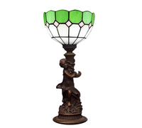 QYYZTQY Table Lamps Brown for Lounge Stained Glass Vintage Antique Table Lamps Cute Night Lights for Kids' Bedroom/Living Room Warm as Ever