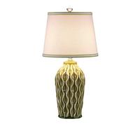 QYYZTQY Table Lamps,Reading Lamp Desk Lamp Style Living Room Bedroom Bedside Lamp American Vintage Living Room Wroom Bedside Light Table Lamp/Green Warm as Ever