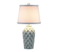 QYYZTQY Table Lamps,Reading Lamp Desk Lamp Style Living Room Bedroom Bedside Lamp American Vintage Living Room Wroom Bedside Light Table Lamp/Blue Warm as Ever