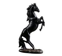 QYYZTQY Tablecloth Chinese Decorations Car Decorations Desk Decoration Horse Sculpture Made of Brass Animals Made of Resin Feng Shui Horse Figure Car Decor Office European Style Model