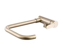 QYYZTQY Taps Inside Window Brushed Gold Faucet Stainless Steel Folding Hot and Cold Water Swivel Kitchen Sink Taps-A