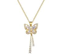 QYYZTQY Tassel High End Bow Necklace Accessories Women Girl For Present
