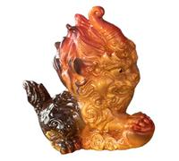 QYYZTQY Tea Pet Ornament Chinese Tea Pet Tea Pet Decor Desktop Kylins Statue Kylin Model Year of Dragon Statue Kylin Sculpture Car Dashboard Decoration Ornaments Antique Resin