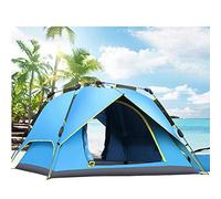 QYYZTQY Tents Camping, Backpacking Quick Easy Set Up, Portable Person Trapezoid Hiking & Mountain Outdoor with Instant Setup Cabin Tent for Campin, Blue