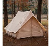 QYYZTQY Tents, Family Cabin Tents,Canvas Bell W/Stove Jack,4 Season Luxury Outdoor Camping and Glamping Yurt Tent Made from Breathable 100% Cotton Canvas Double The Comfort