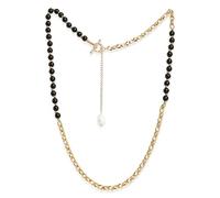 QYYZTQY Tiger Eye Gemstone Pearl Bead Women, Boho Statement Prom Gift Jewelry for Girls