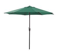 QYYZTQY Umbrella Outdoor Sun Shade UV Protective, Hardcore with Crank, Garden Parasol for Lawn Deck Patio and Balcony Good (Green 270cm*270cm)