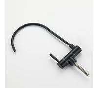 QYYZTQY Under Sink Stainless Steel Kitchen Faucet with Drinking Filter for Single Cold Water Black Bend Pipe