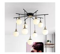 QYYZTQY Vintage Chandeliers Nordic Living Room LED Magic Bean Glass Hanging Postmodern Minimalist Restaurant Decorating Light