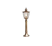 QYYZTQY Vintage Outdoor Post Lights Waterproof European Post Light Villa Landscape Grass Light High Pole Garden Pillar Lamp Aluminum Glass E27 Stigma Floor Lamp Decorative Column(Bronze-0.m)