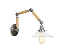 QYYZTQY Vintage Swing Arm Wall Lamp, Wall Sconces Lighting, Industrial Retro Adjustable Wall Lights Fixture E27 Base for Home Hotel Corridor Decorate,B (Color : D)