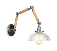 QYYZTQY Vintage Swing Arm Wall Lamp, Wall Sconces Lighting, Industrial Retro Adjustable Wall Lights Fixture E27 Base for Home Hotel Corridor Decorate,B (Color : B)