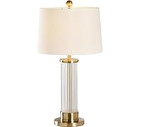 QYYZTQY Vintage Table Lamp Table Lamp Bedroom Lamp Bedside Lamp Nordic Table Lamp American Style Glass Decorative Table Lamps E27 Living Room Hotel 36 * 65CM