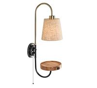 QYYZTQY Wall Lamp with USB LED Wall Lights for Bedroom Bedside Reading Home Indoor Wall Lighting Fixture,B (Color : A)