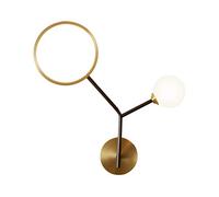 QYYZTQY Wall Lighting Fixture, Nordic Glass Wall Lamp, Fork Bedside Reading Wall Light for Bedroom, Living Room, Aisle, Corridor, Warm Light