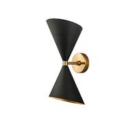 QYYZTQY Wall Metal Up and Down Wall Lamp, Geometric Flush Mount Wall Lights for Indoor Bedroom Bedside Living Room Stairs Hallway, [Energy Class A+]