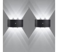 QYYZTQY Warm White Wall Lamp with Remote Control and Rechargeable Battery - Up to 20 Hours of Use (Bedroom, Living Room)