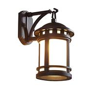 QYYZTQY Waterproof Outdoor Wall Sconces Exterior Wall Lantern Outside House Lamps Black Metal with Clear Seeded Glass Lighting Fixtures for Garage Porch Patio House