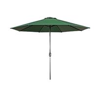 QYYZTQY Waterproof Patio Sunshade Top Cover,Sun Shade for Outdoor,Red,Green,Beige,Khaki,Brown,with Crank Handle,Without Base,for Beaches,Outdoor Cafes,Garden Parasol Umbrella 2.7 (Dark Green 2.7M)