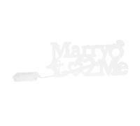 QYYZTQY Wedding Night Light 1pc Decorative Lights 3D Plastic Bar Light Fashion White 3D Wedding Letters
