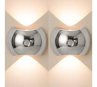 QYYZTQY Wireless Motion Sensor Lamp with 2700K/4500K/6500K Dimming for Living Room, Bedroom & Hallways (Gold)