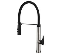 QYYZTQY with Pull Down Sprayer Magnetic Suction Sink Faucet 360° Rotation Single Handle Stainless Steel Hot and Cold Kitchen Mixer Tap Shower Head