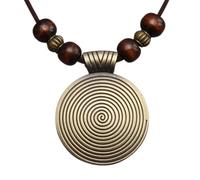 QYYZTQY Women Bohemian s Hippie Choker Handmade Long Black Leather Boho Jewelry for Girls