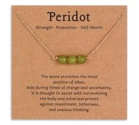 QYYZTQY Women's Jewelry Gold Plated Handmade Natural Crystal Healing | Black Tourmaline, Moonstone, Turquoise, Peridot, Carnelian, Citrine, Rose Quartz, Green Aventurine Pendants jewlery