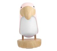 QYYZTQY Wooden Bird Table Lamp Decor Desk Light Nightlight Night Light Table Lamps Desk Lamps Night Lamp Bird Lamp Room Light Creative Lamp Child Lithium Battery Cartoon Audio