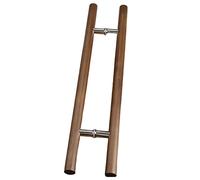 QYZUJIKL Barra De Empuje para Puerta De Vidrio O Madera, 60/80/120/150 Cm De Largo, Manijas para Puerta De Granero, Cocina, Oficina, Herrajes para Puerta De Madera, 80 Cm/31,5 Pul-B-100 Cm/39.4 in