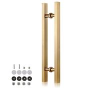 QYZUJIKL Tirador De Puerta Corrediza De Granero con Herramientas De Instalación, Tirador De Puerta De Entrada para Puertas De Madera Y Vidrio, Tirador De Barra Resistente Comercia-D-120Cm/47In