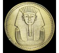 QYZXTH Antiguo Egipto Mito Muerte Protector Anubis Sovenior Moneda Egipto Pirámide Faraón Antiguo Chapado en Bronce Moneda Conmemorativa Artesanías-Default