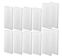 Qzbhct 12 almohadillas de filtro de espuma compatibles con Fluval U3 filtro de cartucho de acuario de repuesto de esponja biológica