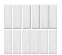 Qzbhct 12 almohadillas de filtro de espuma compatibles con Fluval U4 filtro de cartucho de acuario de repuesto de esponja biológica