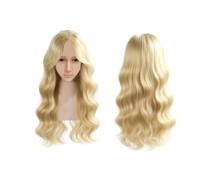 QZDAFFIC Peluca rubia larga para mujer, peluca rubia de 27 pulgadas, peluca rubia de Rapunzel, peluca de pelo largo para uso diario, bodas de fiesta