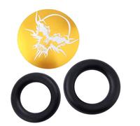 Qzdtue - antipolvo para pedalier, antipolvo para pedalier de manivela de aluminio, tapa para bicicleta de carretera, tapa de rueda de cadena hueca, cubierta de bi