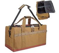 Qzdtue Camping Bags Organizing, Camp Kitchen Organizer, Amplia Capacity Waterproof Case 29,53 x 15,75 x 15,75 pulgadas, Heavy-Duty Portable Supplies, for Adventure, Outdoor Vehicle, Travel, marrón, Se