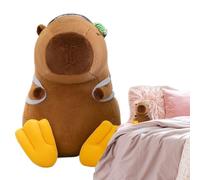 Qzdtue Capybara Plush, Soft Compact Capybara Plushed, Juguete portátil con adorable Swimwear Outfit and Fabric for Babies Kids Adults Home Car Graduation