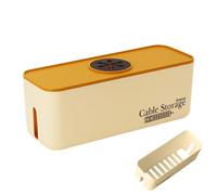 Qzdtue Charger Organizer, No Sip Phone Cable,Storage Case, 11,61 X 4,48 X 4,40 inch, Compact & Long Lasting, Perfect for Home Organization in Living Room, Bedroom, Study, Creamy, Se référer au