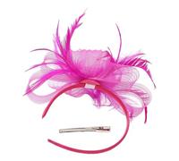 Qzdtue Fascinator for Women, Mesh Headpiece Hat Elegant Hair Clip Accessory, Lightweight Decorative Veil Design, for Weddings Party Afternoon Tea Festival Costume Use, Varied Choices