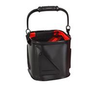 Qzdtue Fishing Bucket, Wider Handle Plegable Fishing Organizer 26 x 26 x 24 cm, Multi-Functional Tackle Storage Bag, Transport Box for Kayaks, Camping, Beach, Boat Use, Negro , Se référer au