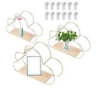 Qzdtue Floating Shelf, Cloud Floating Shelves for Bedroom, 5,91 pulgadas, 3 unidades Storage Organizer, Modern Shelving Rack, Home Decor, Living Room, Kitchen Organization and Storage