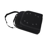 Qzdtue Hat Travel Case, Eva Bumper Hat Box with Shoulder Strap, 25 x 13,5 x 31 cm, 9,84 x 5,31 x 12,2 pulgadas, gran capacidad para viajes y almacenamiento en casa, negro, portátil y adecuado,