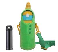 Qzdtue Insulated Cup Sleeve, Lightweight Dinosaur Carrier, Kids Water Bottle Holder, Fun Hydration Accessories, Sturdy Water Bottle Cover 3.35x3.35x8.27 inches for Kids Boys Girls, multicolor,