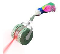 Qzdtue Interactive Cat Toy, Smart Motion Ball, Kitten Activity Trainer, 2.09 x 2.76 pulgadas Automatic Rolling Ball, Sensory Stimulator, Ideal para ejercicios, Boredom, Relief Indoor Pet Engagement