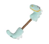 Qzdtue Juguetes de hierba gatera, varita de peluche de dinosaurio pequeño, bola masticable para mascotas, entretenimiento interactivo para gatos en interiores, palos de dentición resistentes a las