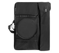 Qzdtue Large Capacity Drawing Board Bag, Artwork Carry Backpack, Portable Drawing Board Storage, Adjustable Strap Art Bag, Drawing Supplies Organizer 19.69x25.59 Inches for Painting, Negro,
